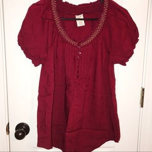 Maroon Tunic
